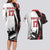 Custom Canada Ice Hockey Go Champions Couples Matching Long Sleeve Bodycon Dress and Hawaiian Shirt Team Canada Beaver Mascot Style