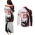 Custom Canada Ice Hockey Go Champions Couples Matching Puletasi and Long Sleeve Button Shirt Team Canada Beaver Mascot Style