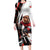 Custom Canada Ice Hockey Go Champions Family Matching Long Sleeve Bodycon Dress and Hawaiian Shirt Team Canada Beaver Mascot Style