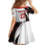 Custom Canada Ice Hockey Go Champions Family Matching Off The Shoulder Long Sleeve Dress and Hawaiian Shirt Team Canada Beaver Mascot Style