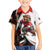 Custom Canada Ice Hockey Go Champions Family Matching Short Sleeve Bodycon Dress and Hawaiian Shirt Team Canada Beaver Mascot Style