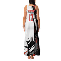 Custom Canada Ice Hockey Go Champions Family Matching Tank Maxi Dress and Hawaiian Shirt Team Canada Beaver Mascot Style