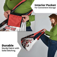 Custom Canada Ice Hockey Go Champions Grocery Bag Team Canada Beaver Mascot Style