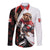 Custom Canada Ice Hockey Go Champions Long Sleeve Button Shirt Team Canada Beaver Mascot Style