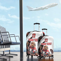 Custom Canada Ice Hockey Go Champions Luggage Cover Team Canada Beaver Mascot Style