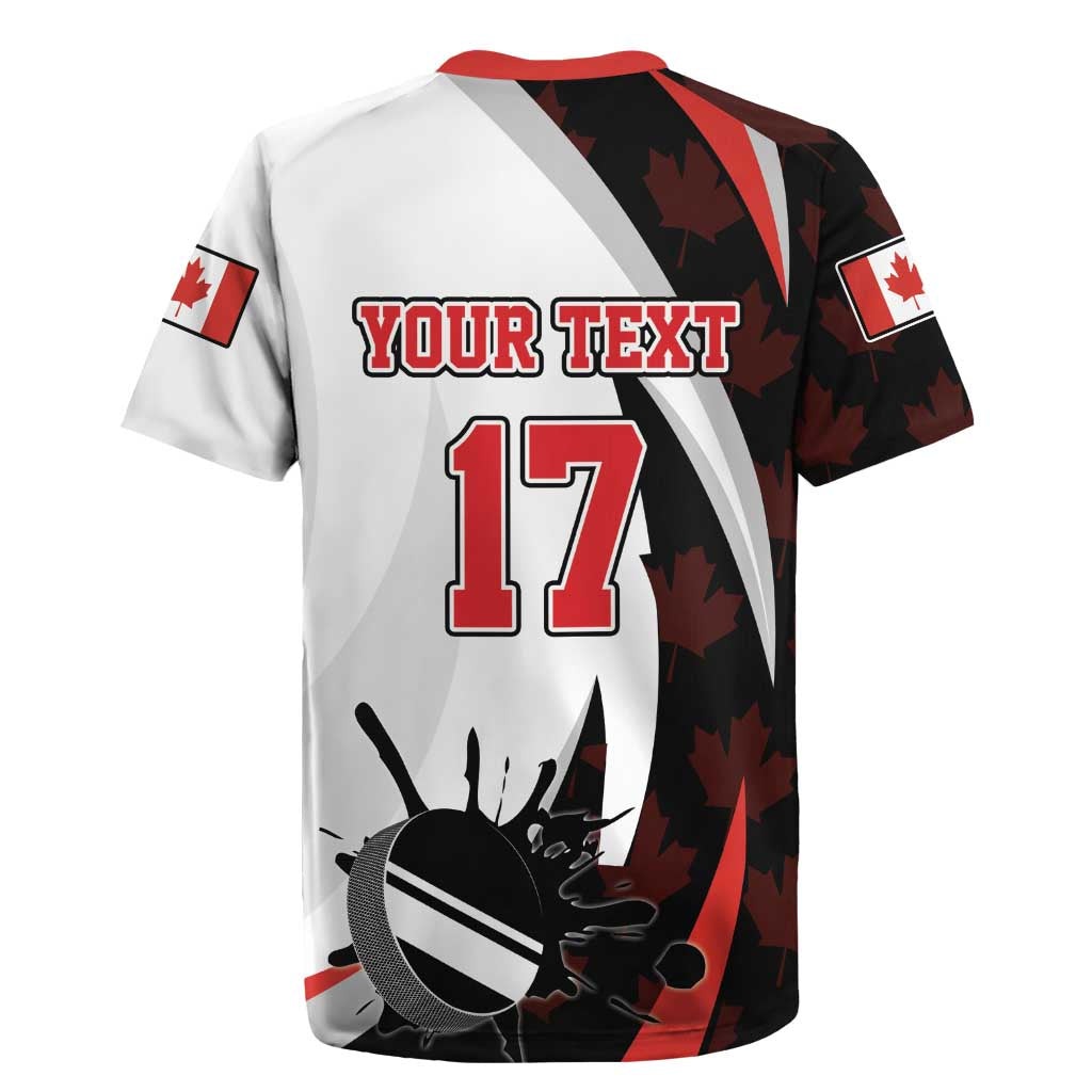 Custom Canada Ice Hockey Go Champions Rugby Jersey Team Canada Beaver Mascot Style