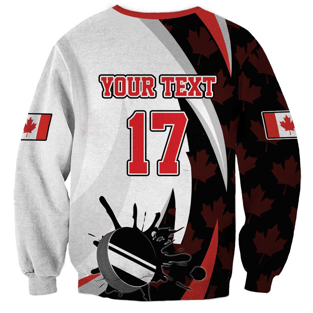 Custom Canada Ice Hockey Go Champions Sweatshirt Team Canada Beaver Mascot Style