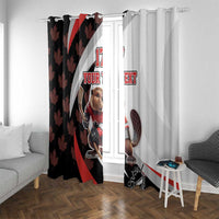 Custom Canada Ice Hockey Go Champions Window Curtain Team Canada Beaver Mascot Style