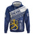 Personalized Finland One Nation One Culture Hoodie A Crowned Lion with Flag