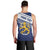 Personalized Finland One Nation One Culture Men Tank Top A Crowned Lion with Flag