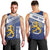 Personalized Finland One Nation One Culture Men Tank Top A Crowned Lion with Flag