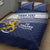 Personalized Finland One Nation One Culture Quilt Bed Set A Crowned Lion with Flag