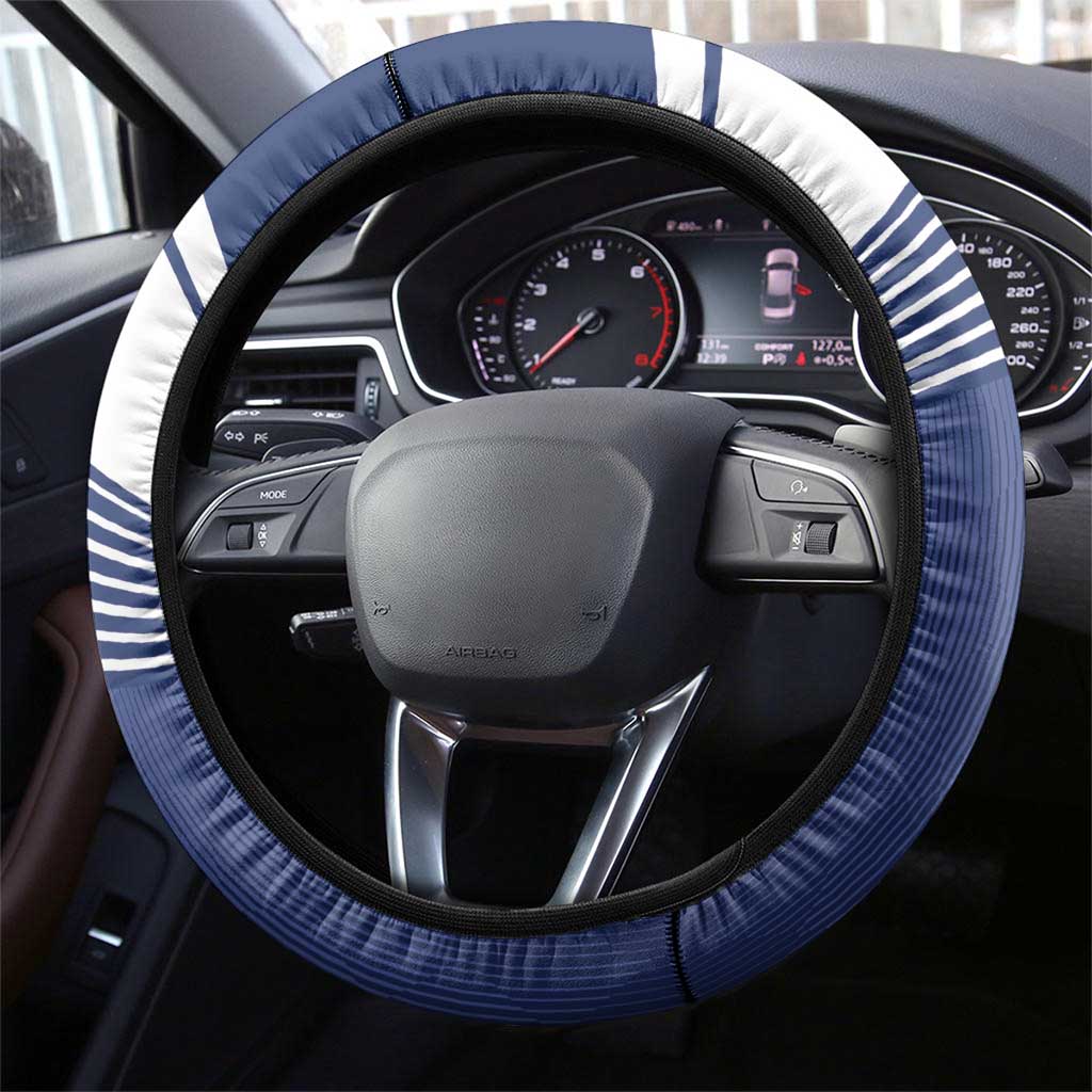 Finland One Nation One Culture Steering Wheel Cover A Crowned Lion with Flag