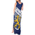 Personalized Finland One Nation One Culture Tank Maxi Dress A Crowned Lion with Flag