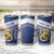 Personalized Finland One Nation One Culture Tumbler Cup A Crowned Lion with Flag