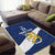 Custom Finland Football We are Champions Area Rug Huuhkajat with Finnish Folk Paterns