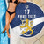 Custom Finland Football We are Champions Beach Blanket Huuhkajat with Finnish Folk Paterns
