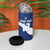 Custom Finland Football We are Champions 4 in 1 Can Cooler Tumbler Huuhkajat with Finnish Folk Paterns