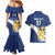 Custom Finland Football We are Champions Couples Matching Mermaid Dress and Hawaiian Shirt Huuhkajat with Finnish Folk Paterns