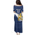Custom Finland Football We are Champions Family Matching Puletasi and Hawaiian Shirt Huuhkajat with Finnish Folk Paterns