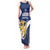 Custom Finland Football We are Champions Family Matching Tank Maxi Dress and Hawaiian Shirt Huuhkajat with Finnish Folk Paterns