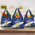 Custom Finland Football We are Champions Grocery Bag Huuhkajat with Finnish Folk Paterns