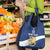 Custom Finland Football We are Champions Grocery Bag Huuhkajat with Finnish Folk Paterns