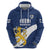 Custom Finland Football We are Champions Hoodie Huuhkajat with Finnish Folk Paterns
