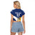 Custom Finland Football We are Champions Raglan Cropped T Shirt Huuhkajat with Finnish Folk Paterns