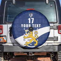Custom Finland Football We are Champions Spare Tire Cover Huuhkajat with Finnish Folk Paterns