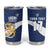 Custom Finland Football We are Champions Tumbler Cup Huuhkajat with Finnish Folk Paterns
