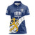 Custom Finland Football We are Champions Women Polo Shirt Huuhkajat with Finnish Folk Paterns