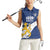 Custom Finland Football We are Champions Women Sleeveless Polo Shirt Huuhkajat with Finnish Folk Paterns