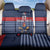 Custom France Football Back Car Seat Cover Blue Gallic Rooster Mascot