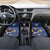 Custom France Football Car Mats Blue Gallic Rooster Mascot