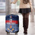 Custom France Football Luggage Cover Blue Gallic Rooster Mascot