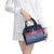 Custom France Football Shoulder Handbag Blue Gallic Rooster Mascot