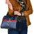 Custom France Football Shoulder Handbag Blue Gallic Rooster Mascot