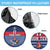 Custom France Football Spare Tire Cover Blue Gallic Rooster Mascot