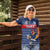 Custom France Football Women Polo Shirt Blue Gallic Rooster Mascot