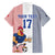 Custom France Football Hawaiian Shirt White Gallic Rooster Mascot