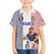 Custom France Football Kid Hawaiian Shirt White Gallic Rooster Mascot