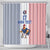 Custom France Football Shower Curtain White Gallic Rooster Mascot