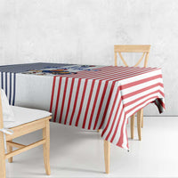 Custom France Football Tablecloth White Gallic Rooster Mascot