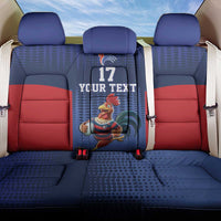 France Rugby Custom Back Car Seat Cover Come on Les Bleus Blue Style