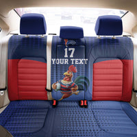 France Rugby Custom Back Car Seat Cover Come on Les Bleus Blue Style