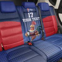 France Rugby Custom Back Car Seat Cover Come on Les Bleus Blue Style