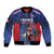 France Rugby Custom Bomber Jacket Come on Les Bleus Blue Style