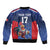 France Rugby Custom Bomber Jacket Come on Les Bleus Blue Style