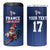 France Rugby Custom 4 in 1 Can Cooler Tumbler Come on Les Bleus Blue Style
